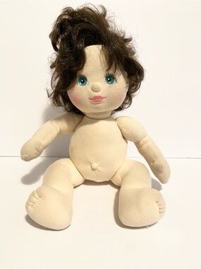 My Child Doll Brown Hair Blue Green Eyes Vintage Mattel Soft Jointed 1985 Toy